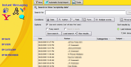 Archiving your Instant Messaging Chats with Lotus Notes