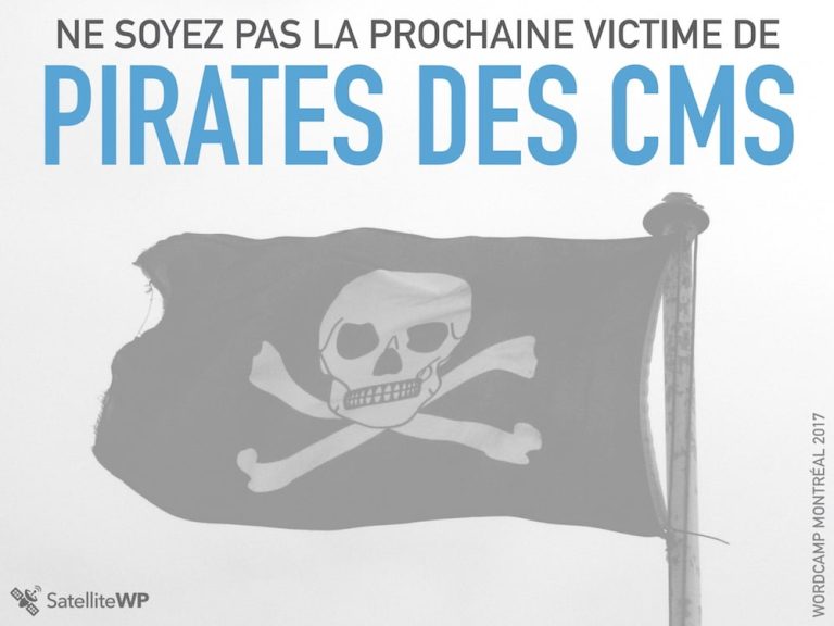 Pirate des CMS